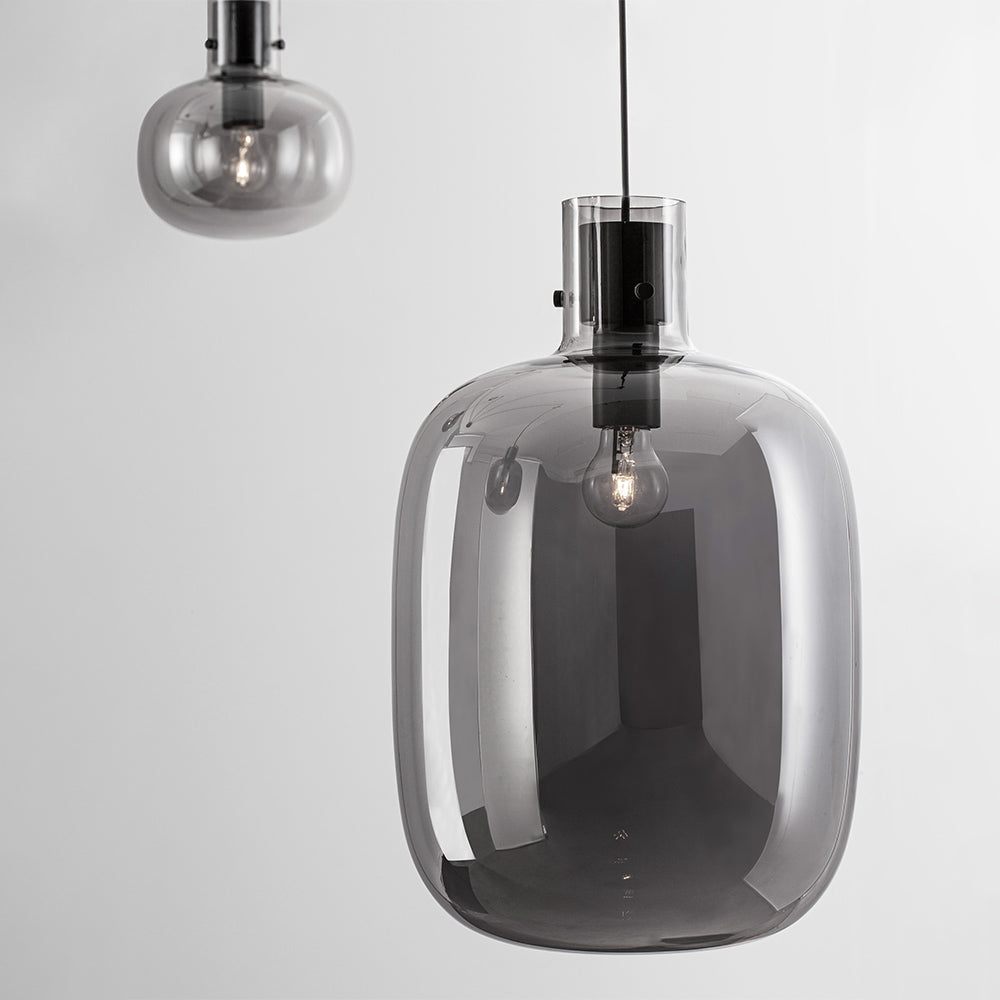 Pendellampe - CINZIA Sotet glass