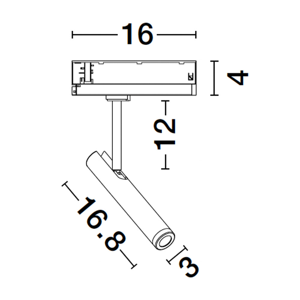 230V Skinnesysem WANG Spot
