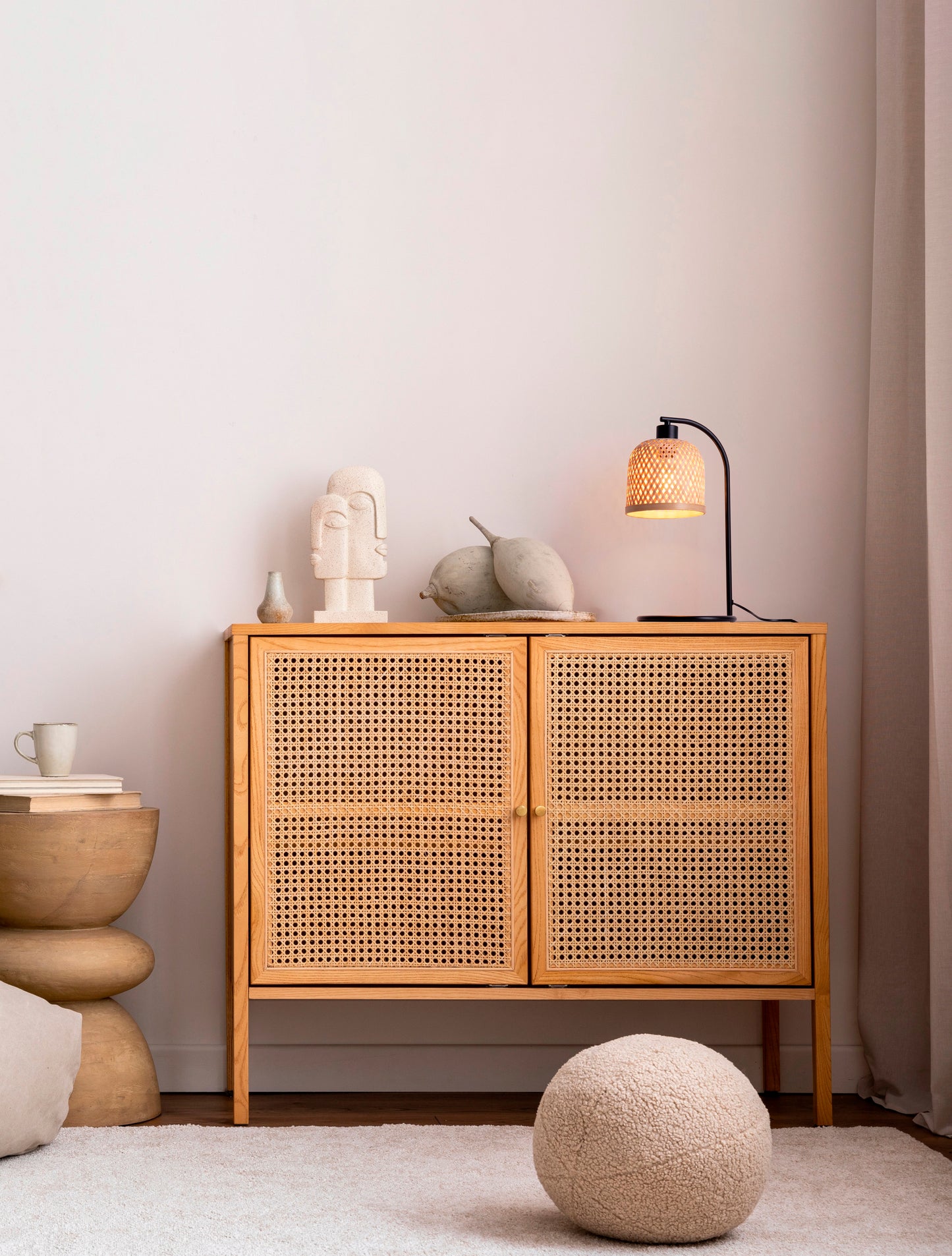 INTRA bordlampe Bambus