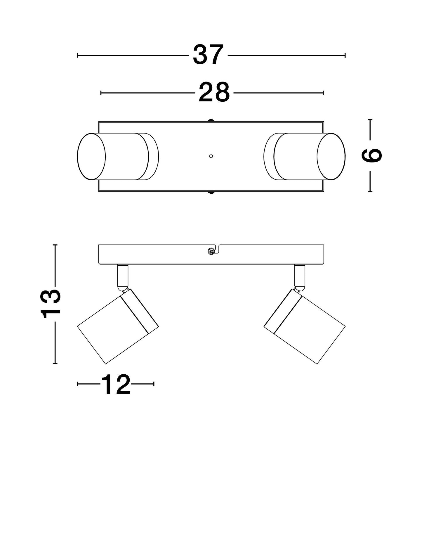 ALMA - IP44 Justerbar spot