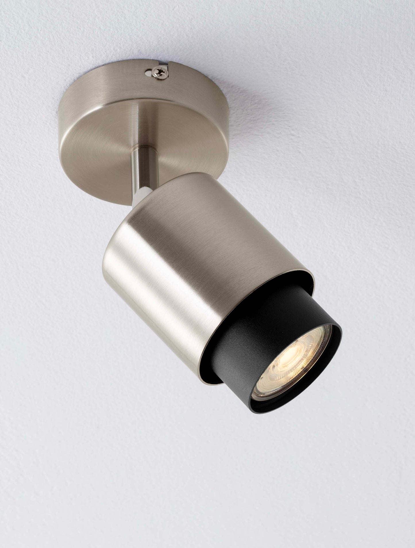 ISON - Børstet Nickel Justerbar spot