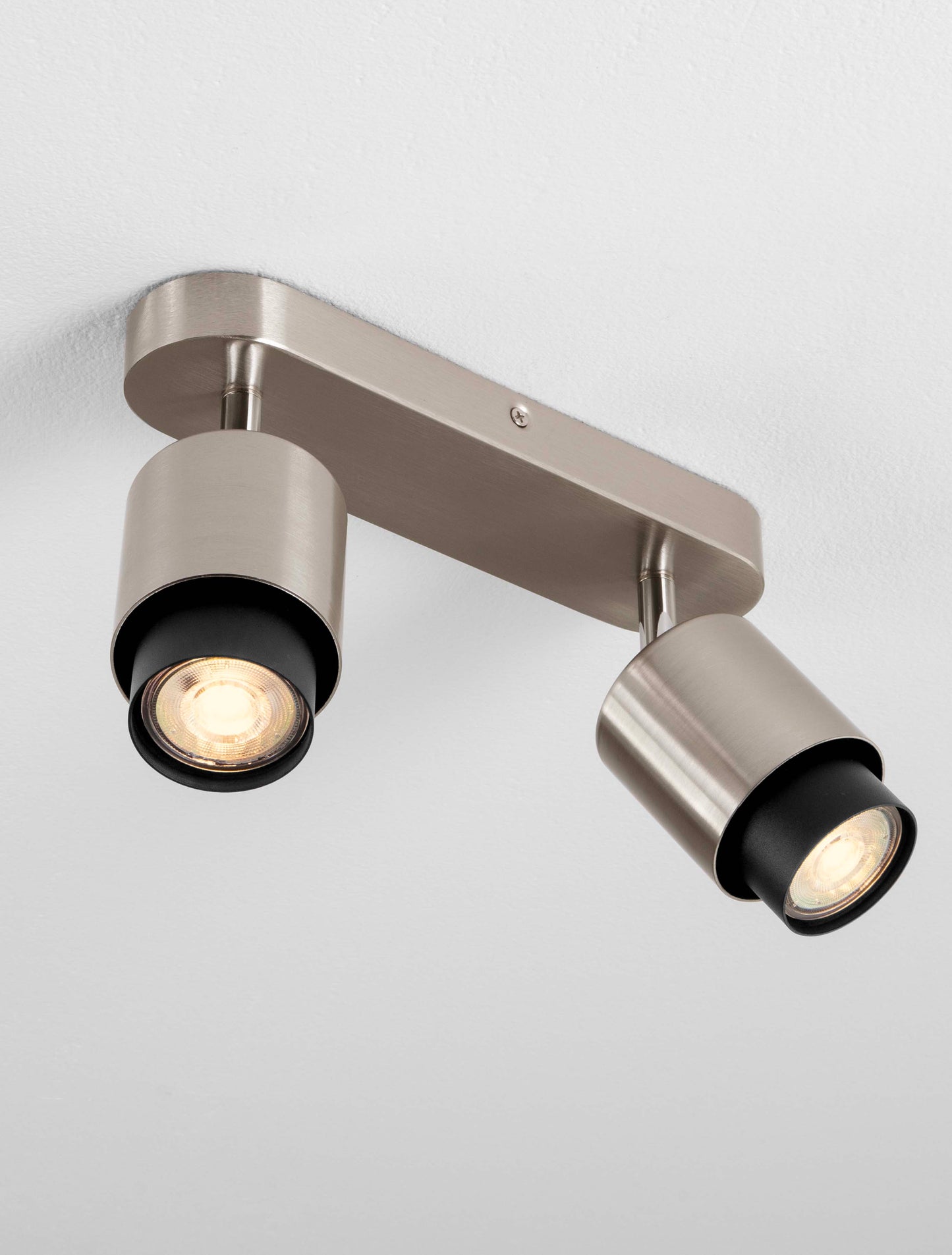 ISON - 2x Børstet Nickel Justerbar spot