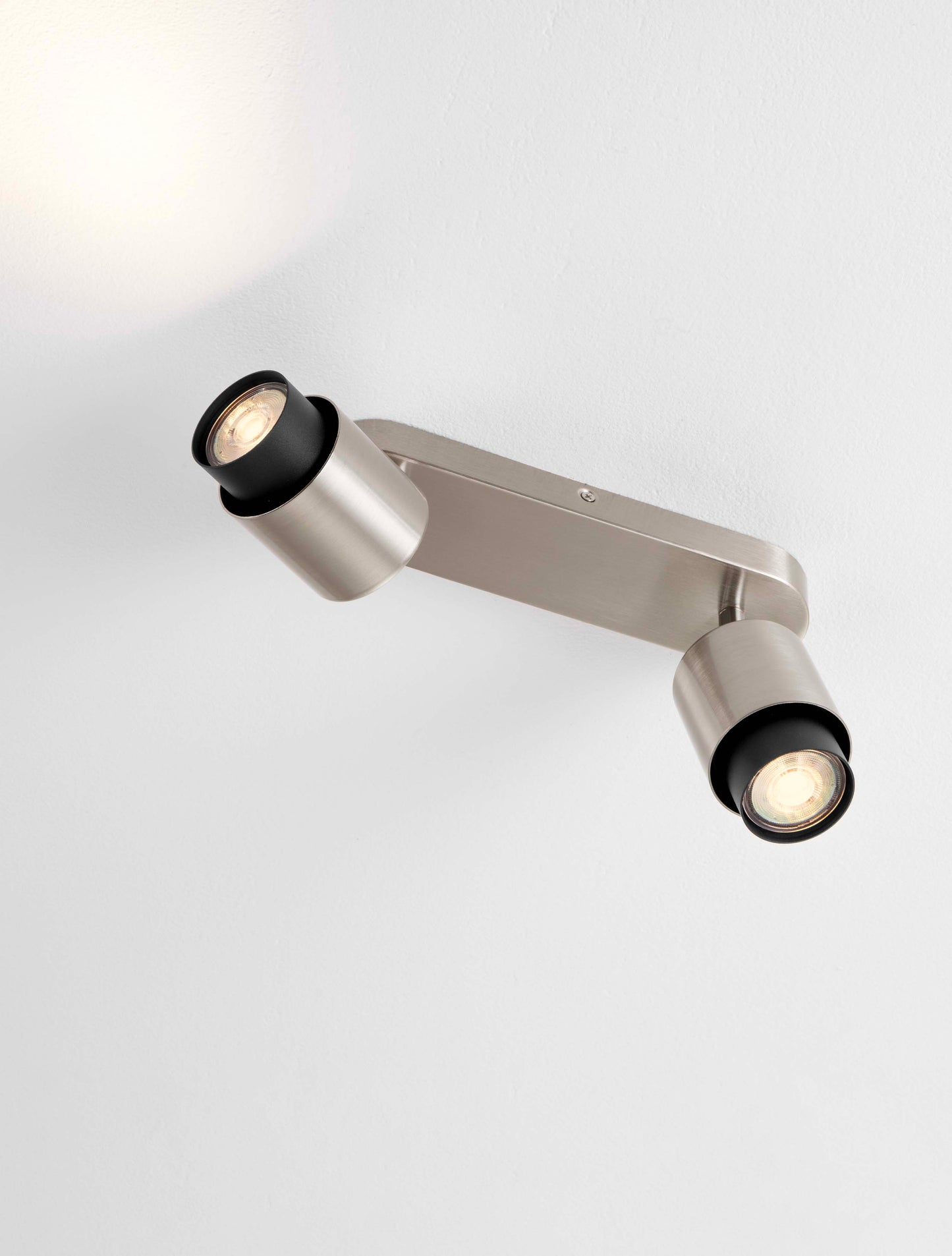 ISON - 2x Børstet Nickel Justerbar spot