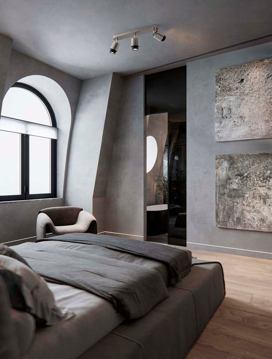 ISON - 3x Børstet Nickel Justerbar spot