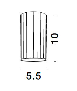 MARE SYLINDER GU10 10cm
