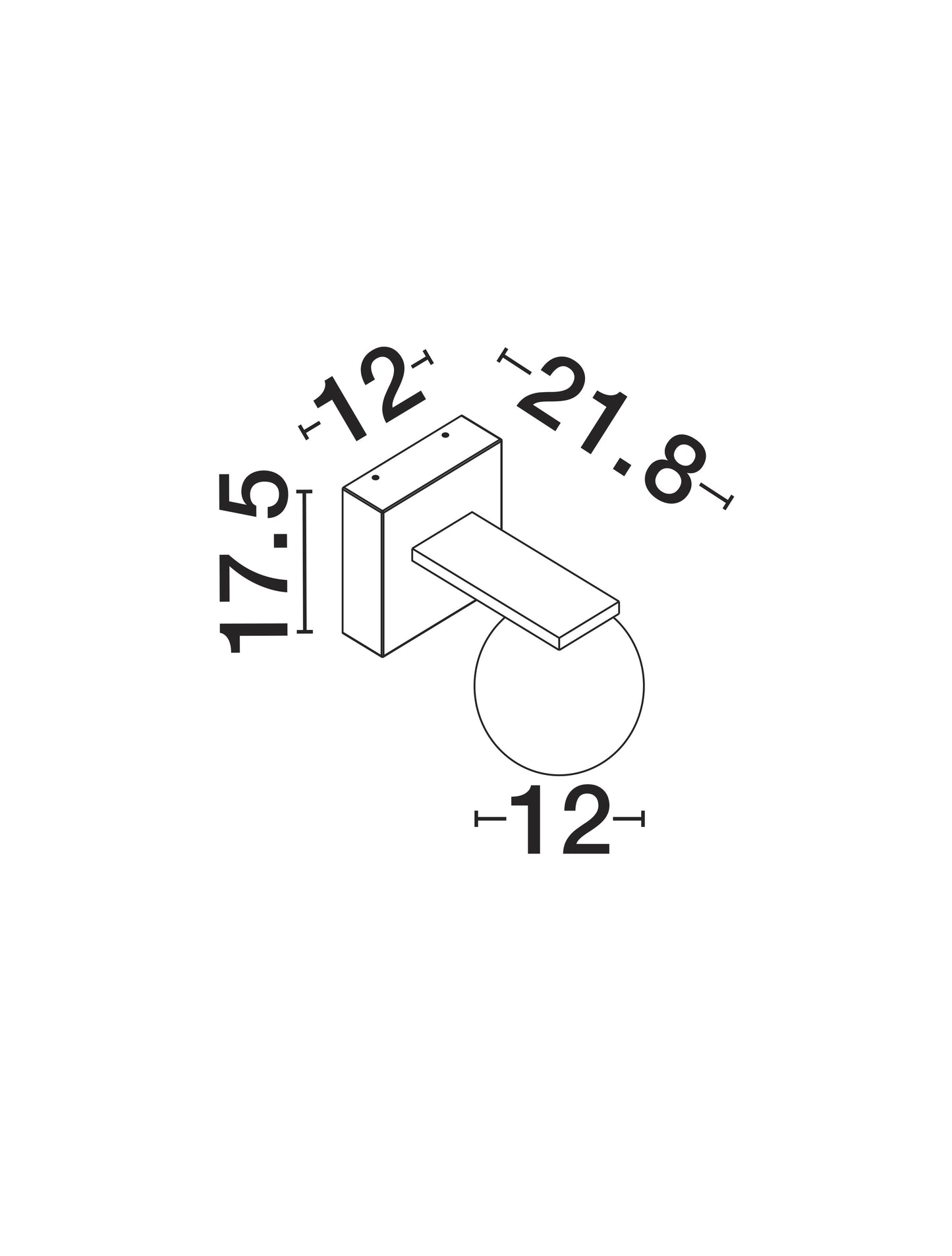 ORACLE Sort aluminium og opalglass