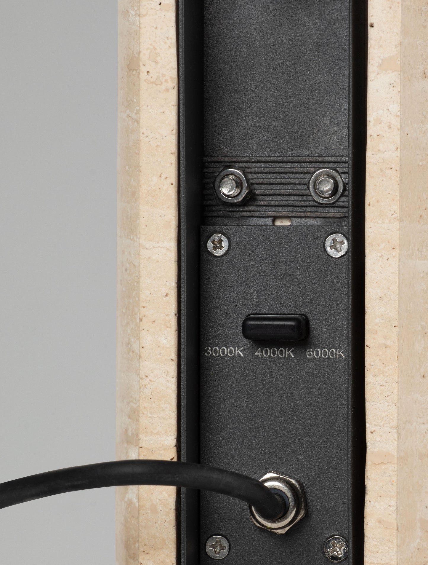 BALMA Vegglampe IP65 Beige hvit marmor travertin