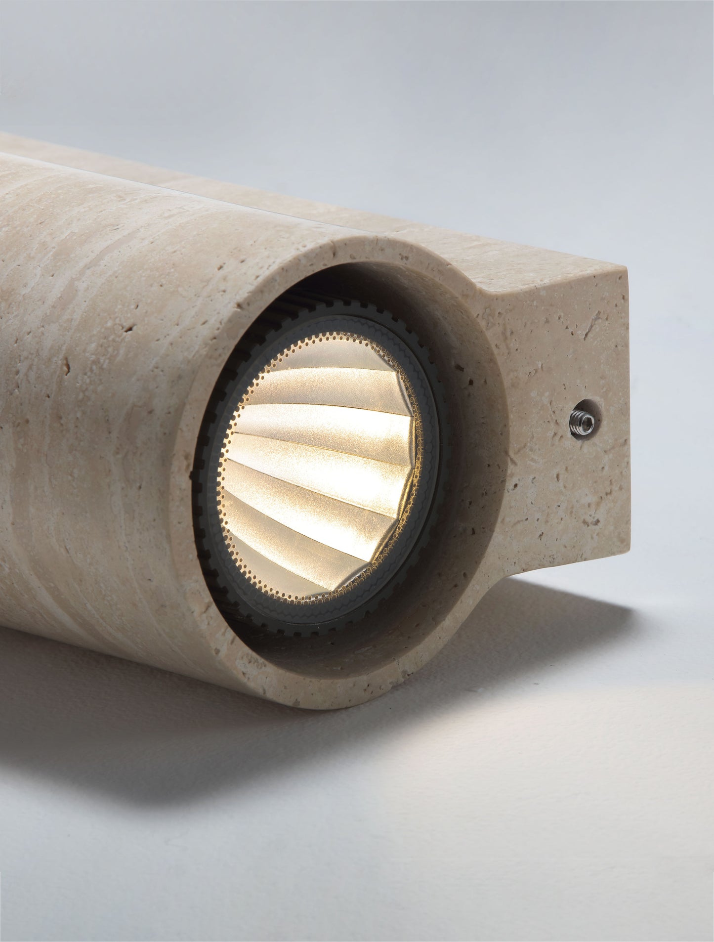 BALMA Vegglampe IP65 Beige hvit marmor travertin