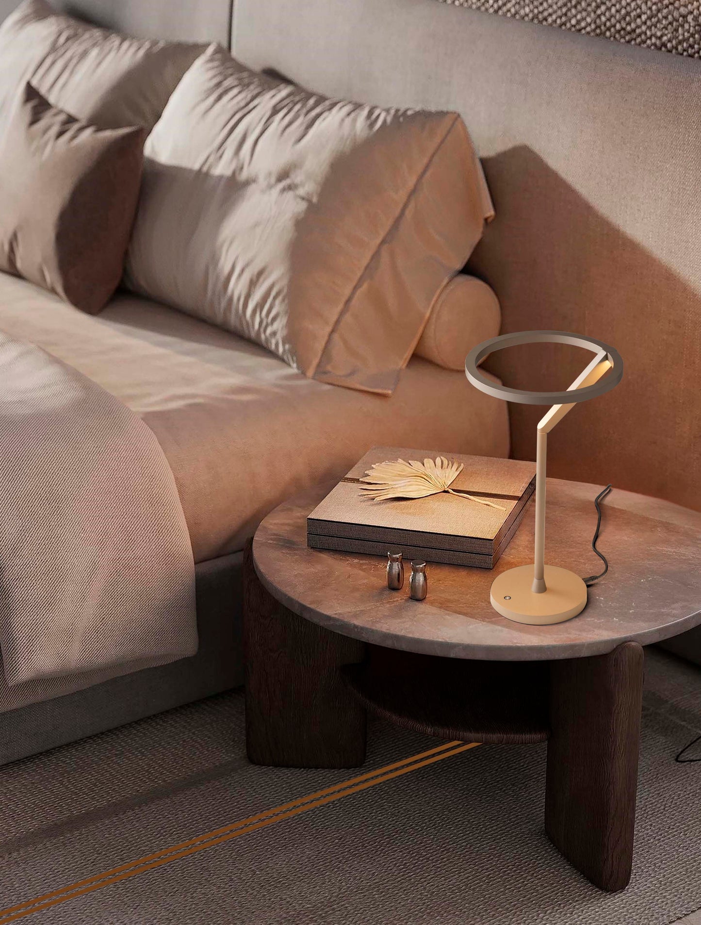 TILIA BORDLAMPE Ø22 Mocca Brown