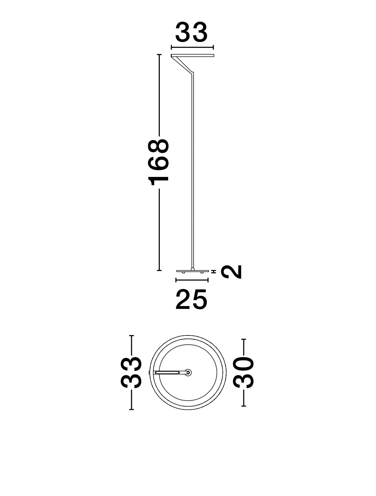 TILIA Gulvlampe Ø33