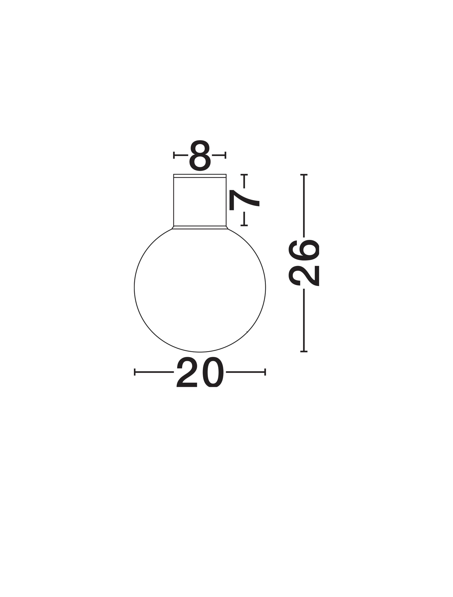 SPIX Ø200 OPAL IP54