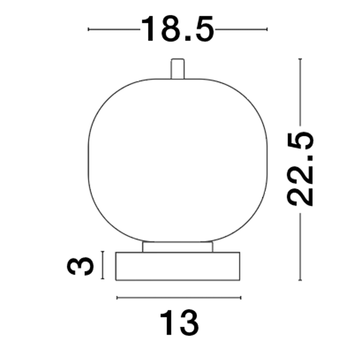 Bordlampe Lato