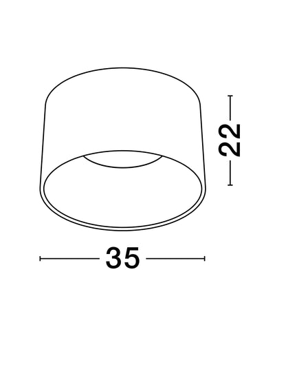 Taklampe ATIL